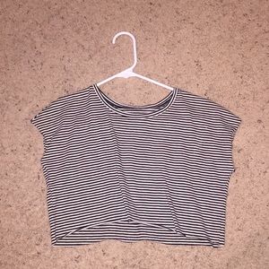 Striped crop top
